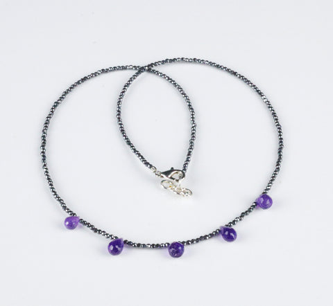 уронить~ Amethyst Necklace уронить~ Amethyst Necklace