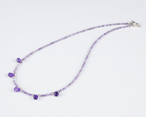 уронить~ Amethyst Necklace уронить~ Amethyst Necklace