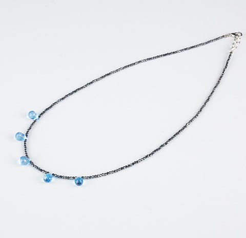 уронить ~ Swiss Blue Topaz Necklace уронить ~ Swiss Blue Topaz Necklace