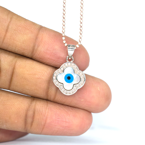 Evil eye Necklace Sterling silver Evil eye Necklace Sterling silver