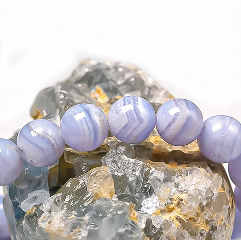 Blue Lace Agate Bracelet Blue Lace Agate Bracelet