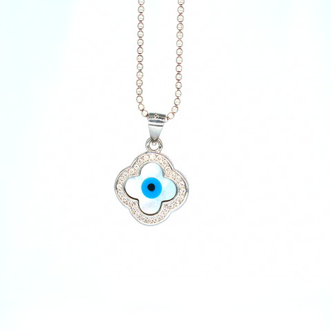 Evil eye Necklace Sterling silver Evil eye Necklace Sterling silver