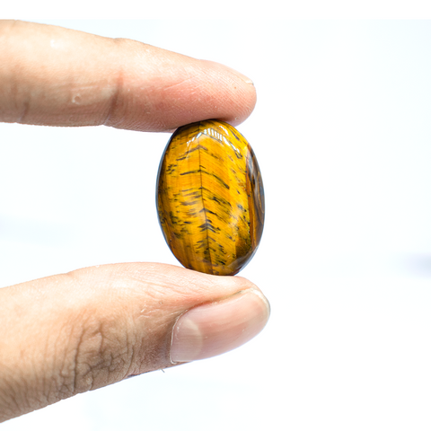 Tiger's eye Pocket stone - Courage, Strength Tiger's eye Pocket stone - Courage, Strength