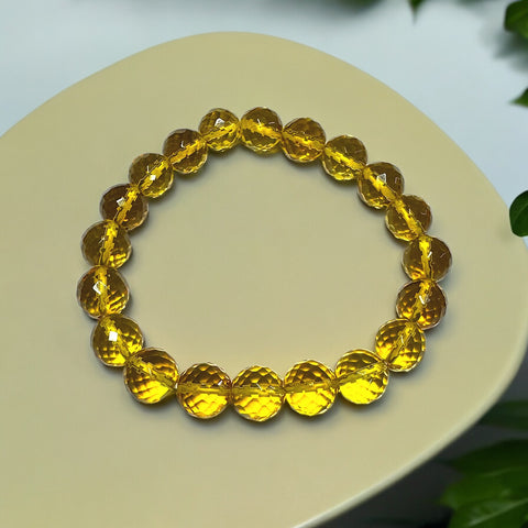 Citrine Bracelet faceted ( heated ) Citrine Bracelet faceted ( heated )