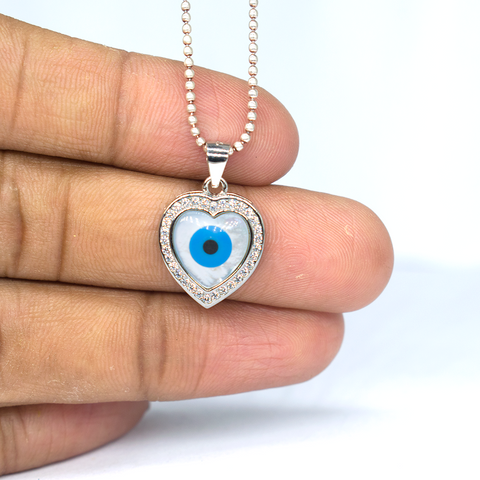 Evil Eye Necklace Sterling Silver Evil Eye Necklace Sterling Silver