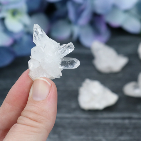 Mini Clear Clusters - 1 Piece Per Order Mini Clear Clusters - 1 Piece Per Order