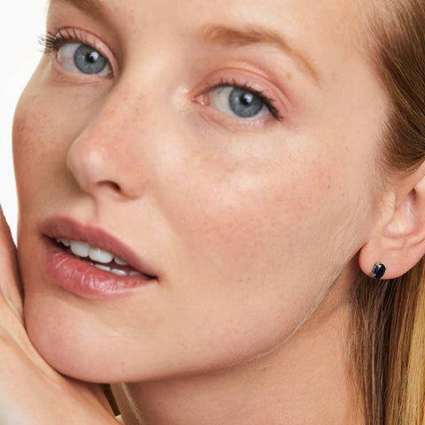 Blue Sapphire Earrings ( Thailand ) Blue Sapphire Earrings ( Thailand )