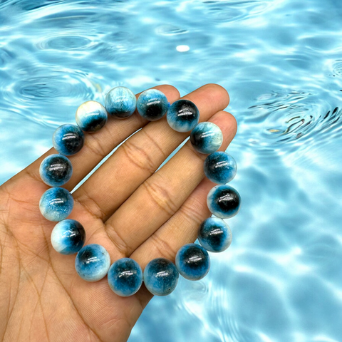 Blue ice Glacierite Bracelet ( Best Evil eye Protector ) Blue ice Glacierite Bracelet ( Best Evil eye Protector )