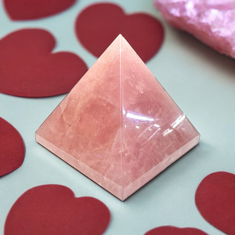 Rose Quartz Pyramid Rose Quartz Pyramid