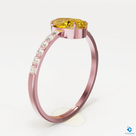 Citrine Ring ~ Eternal Citrine Ring ~ Eternal