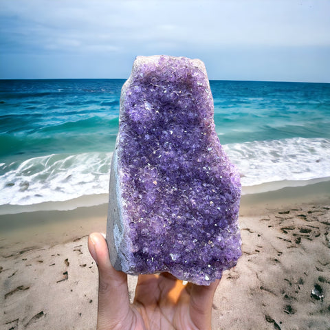 Uruguay Amethyst Geode 672 Grams Uruguay Amethyst Geode 672 Grams