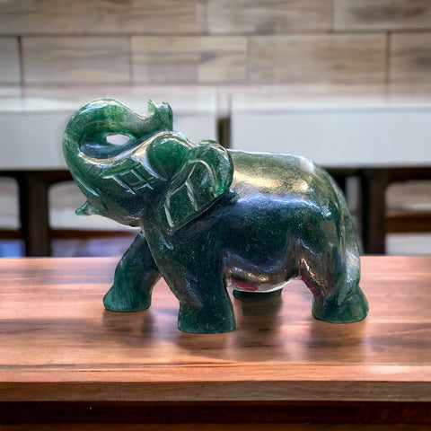 Green Aventurine Elephant 316 Grams Green Aventurine Elephant 316 Grams