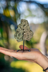 Pyrite Cluster on Stand