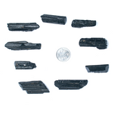 Black tourmaline raw  clusters