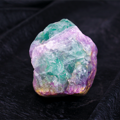 Rainbow fluorite raw clusters Rainbow fluorite raw clusters