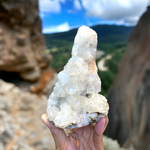 Apophyllite Cluster 727 grams Apophyllite Cluster 727 grams