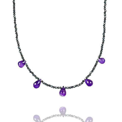 уронить~ Amethyst Necklace уронить~ Amethyst Necklace