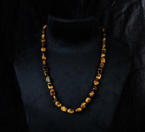 Tiger's eye Tumble Necklace Tiger's eye Tumble Necklace