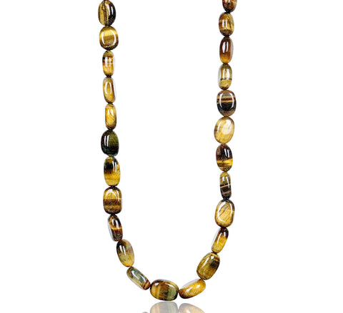 Tiger's eye Tumble Necklace Tiger's eye Tumble Necklace