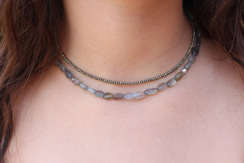Labradorite ovals Necklace Labradorite ovals Necklace