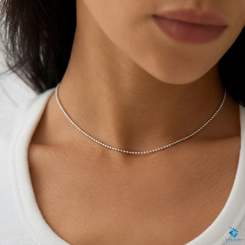 Luna Beads Pure Silver Chain Luna Beads Pure Silver Chain