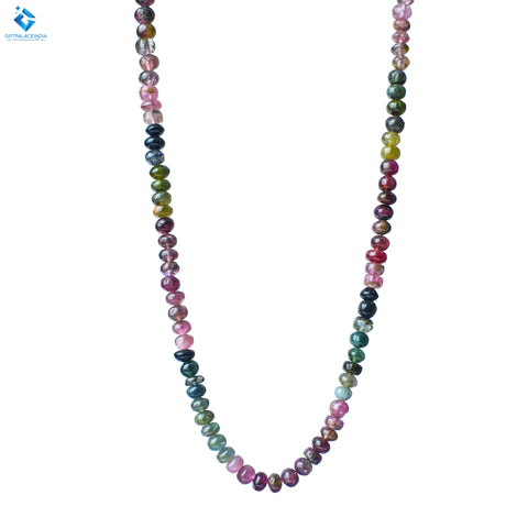 Calm & Balance Rainbow Tourmaline Necklace Calm & Balance Rainbow Tourmaline Necklace