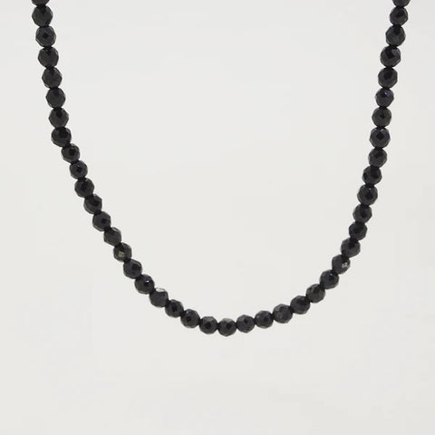 Black Spinel Necklace Black Spinel Necklace