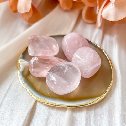 Rose Quartz Tumbles ( Love & Harmony  ) Rose Quartz Tumbles ( Love & Harmony  )