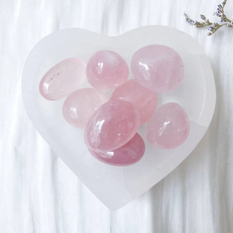 Rose Quartz Tumbles ( Love & Harmony  ) Rose Quartz Tumbles ( Love & Harmony  )