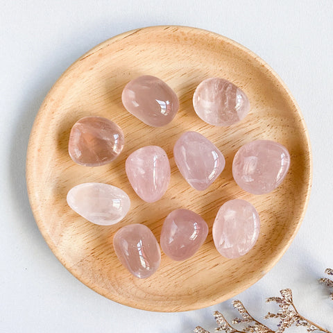 Rose Quartz Tumbles ( Love & Harmony  ) Rose Quartz Tumbles ( Love & Harmony  )