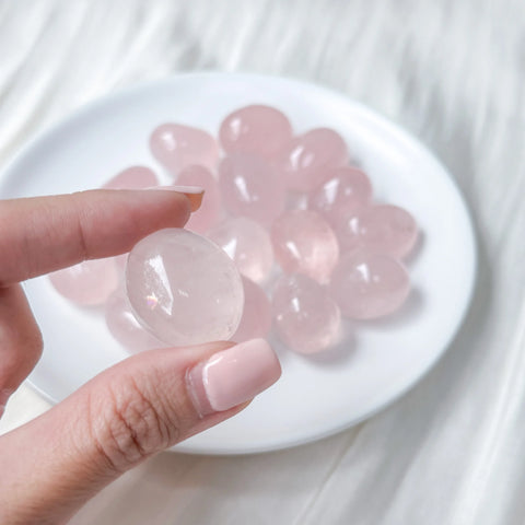 Rose Quartz Tumbles ( Love & Harmony  ) Rose Quartz Tumbles ( Love & Harmony  )