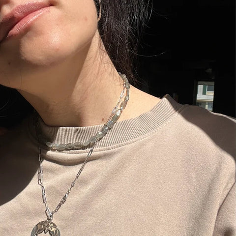 Labradorite ovals Necklace Labradorite ovals Necklace