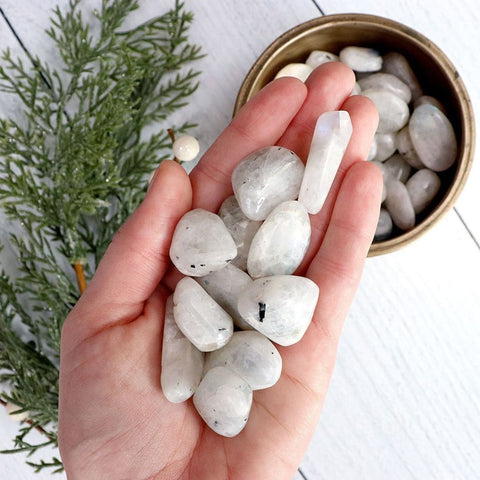 Rainbow Moonstone tumble - 1 Piece Per order Rainbow Moonstone tumble - 1 Piece Per order