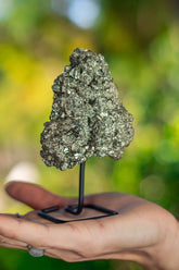 Pyrite Cluster on Stand