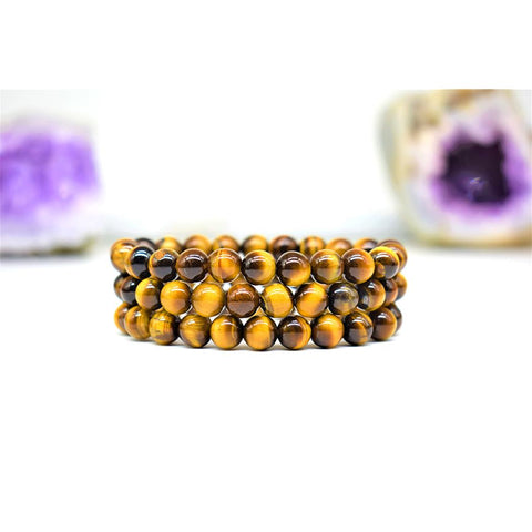 Tiger's Eye Bracelet ( Enhances confidence ) Tiger's Eye Bracelet ( Enhances confidence )