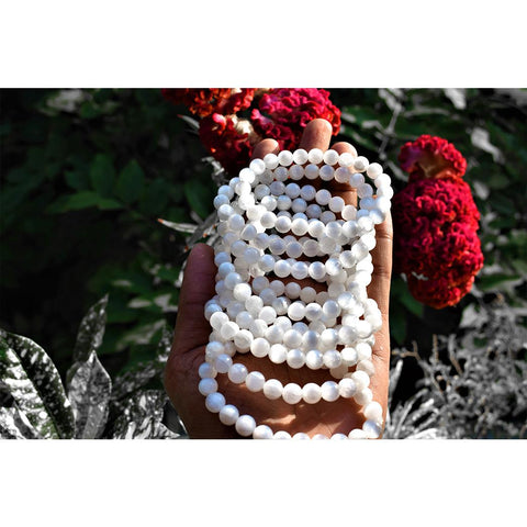 Selenite Bracelet - Cleanse Your Aura Selenite Bracelet - Cleanse Your Aura