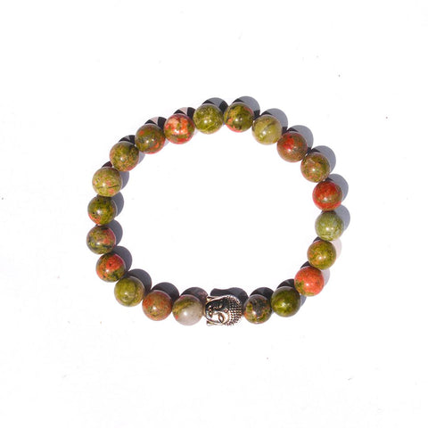 Unakite Bracelet -  Recovery from major illness Unakite Bracelet -  Recovery from major illness
