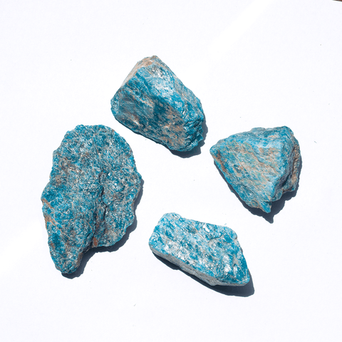 Blue apatite Raw Blue apatite Raw