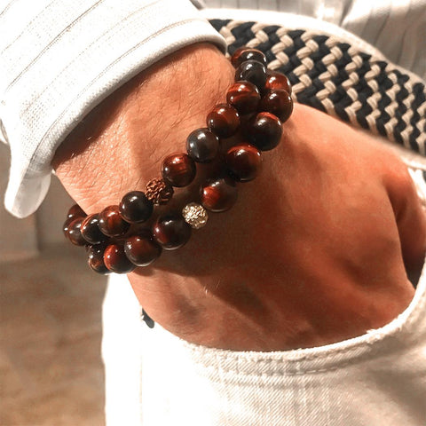 Red Tiger eye Bracelet ( Improving clarity ) Red Tiger eye Bracelet ( Improving clarity )