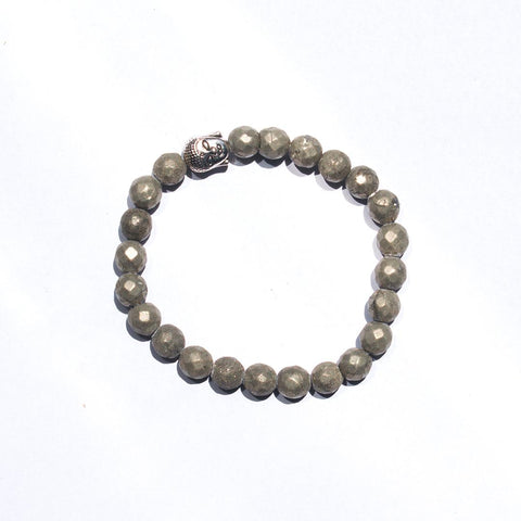 Pyrite Faceted Bracelet ( Attracts Wealth ) Pyrite Faceted Bracelet ( Attracts Wealth )