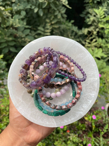 Selenite  Round bowl Selenite  Round bowl