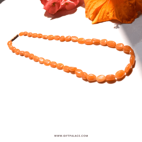 Carnelian Necklace ( Ovals) Carnelian Necklace ( Ovals)