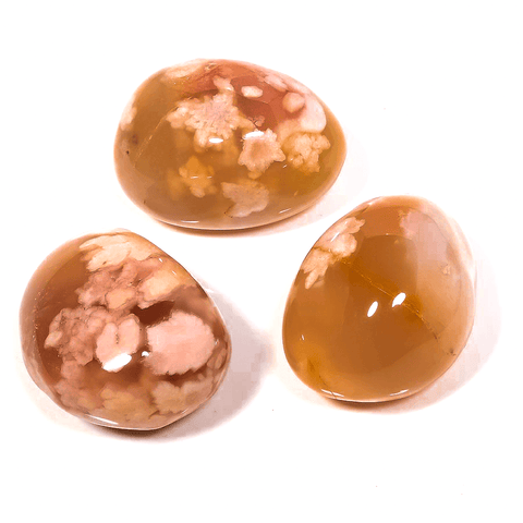 Flower Agate Tumbles Flower Agate Tumbles