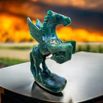 Flying Horse - Green Aventurine for Success
