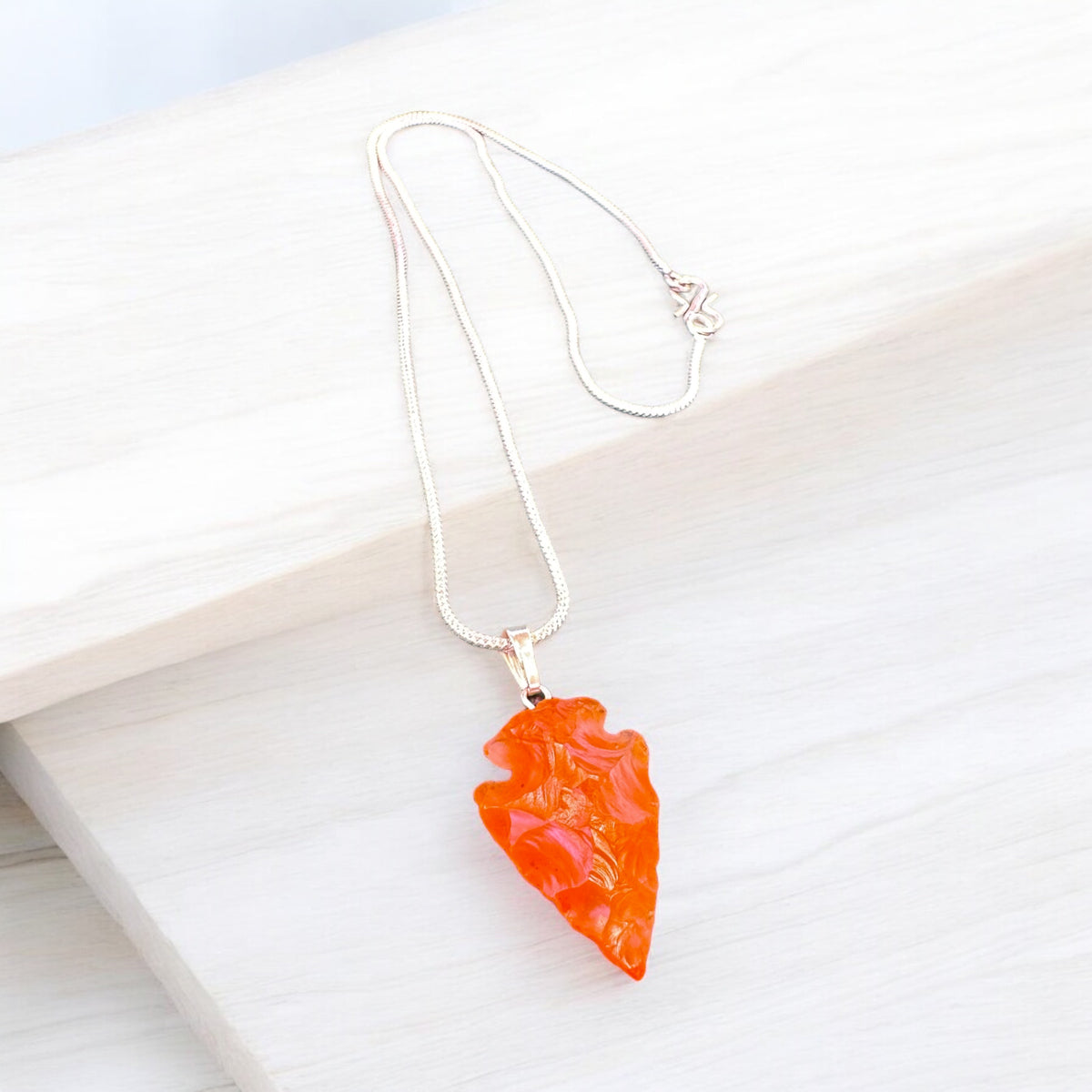 Arrow Head Carnelian Pendant