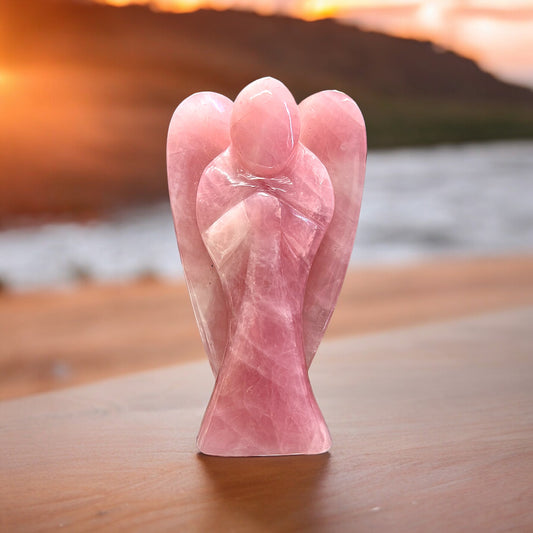 Rose Quartz Angel - Love & Compassion (XXL  size) 2051