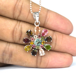 Colours Of Tourmalines Necklace ( Highly rare )