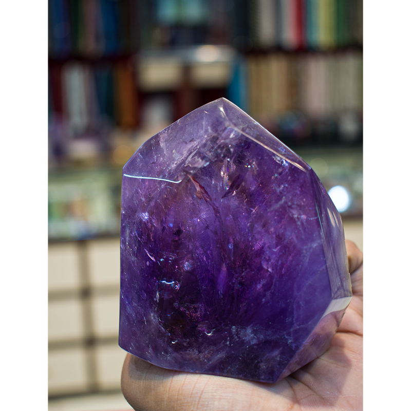 Brazillian Amethyst Free form point