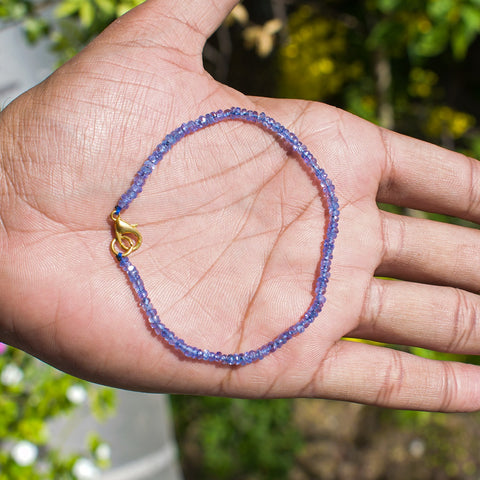 Tanzanite Natural bracelet  ( AAA  Grade )