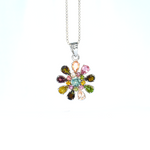 Colours Of Tourmalines Necklace ( Highly rare )